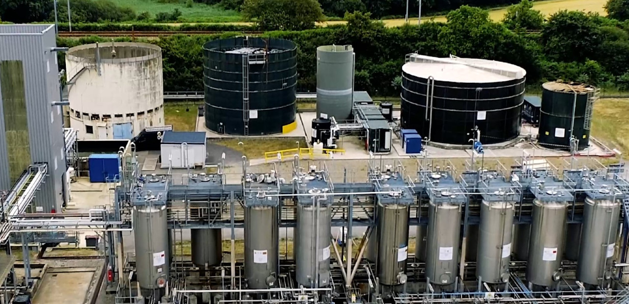 Recyclage des rejets industriels avec le biotraitement, dégradation biologique des effluents - site de Lanester
