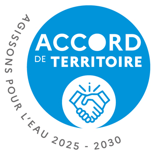 Logo accord de territoire - agissons pour l'eau 2025-2030